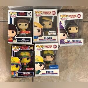 Funko Pop Stranger Things Vinyl Figures Set